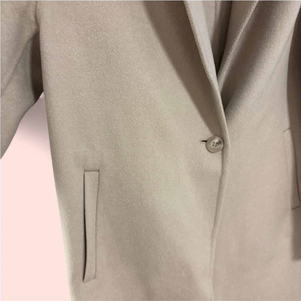 Uniqlo Double Face Cream Long Coat - Picture 3 of 6